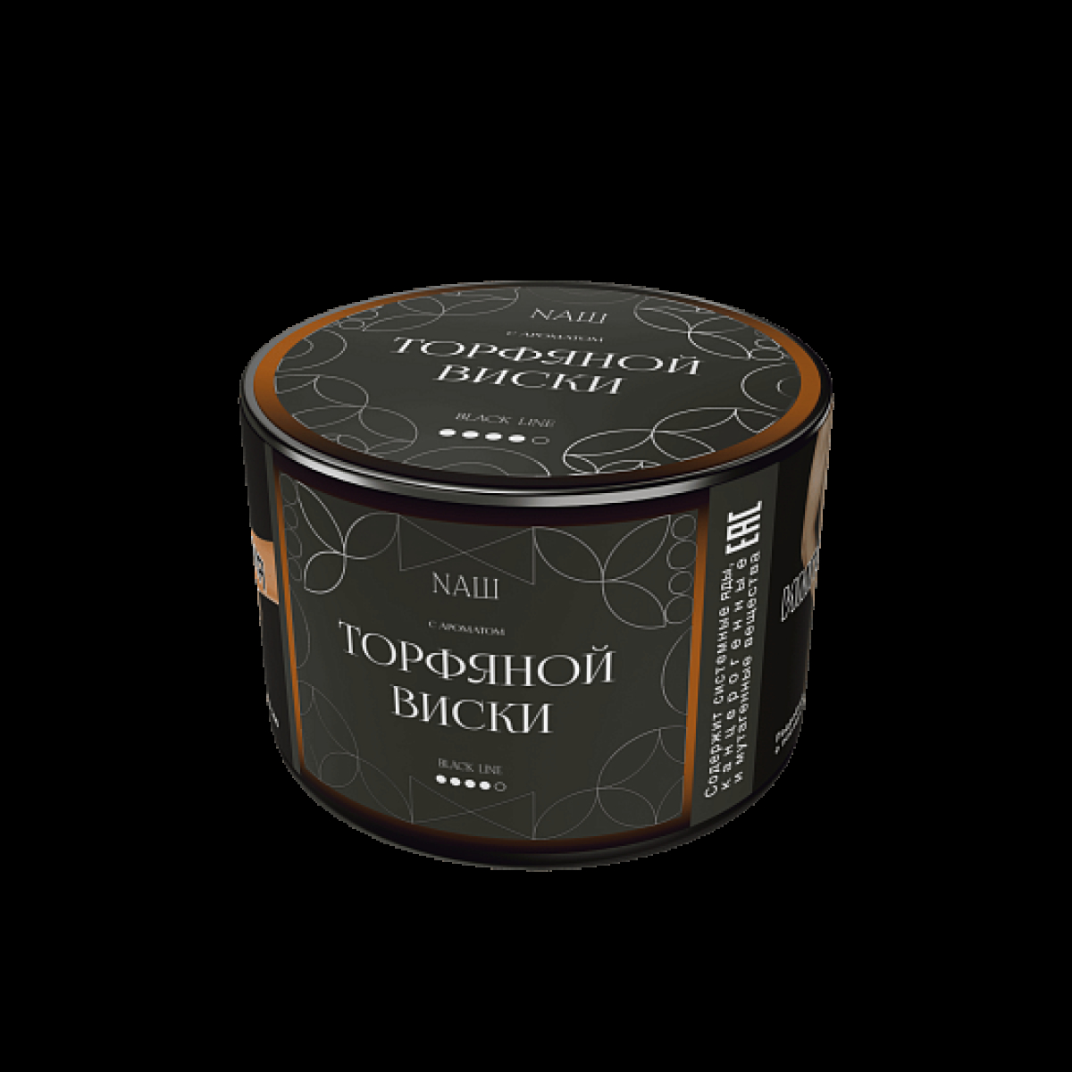Табак Nаш Black Торфяной Виски 40 грамм