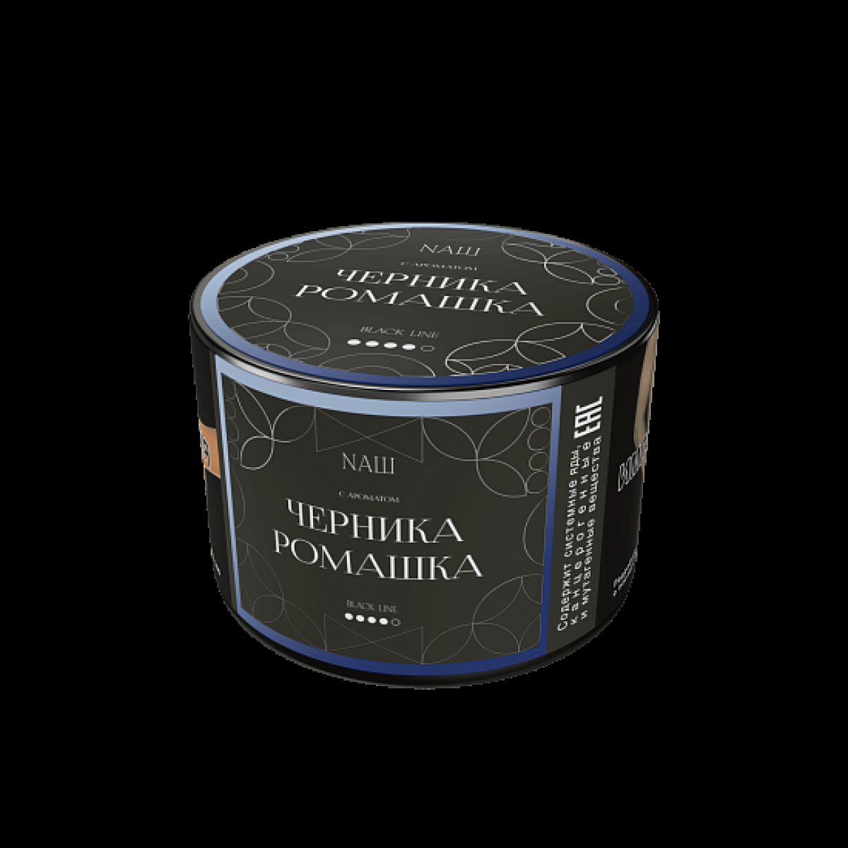 Табак Nаш Black Черника Ромашка 40 грамм