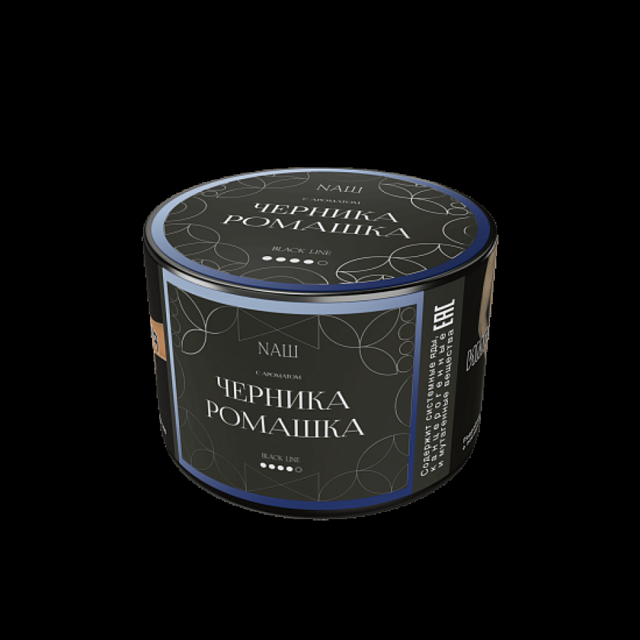 Табак Nаш Black Черника Ромашка 40 грамм