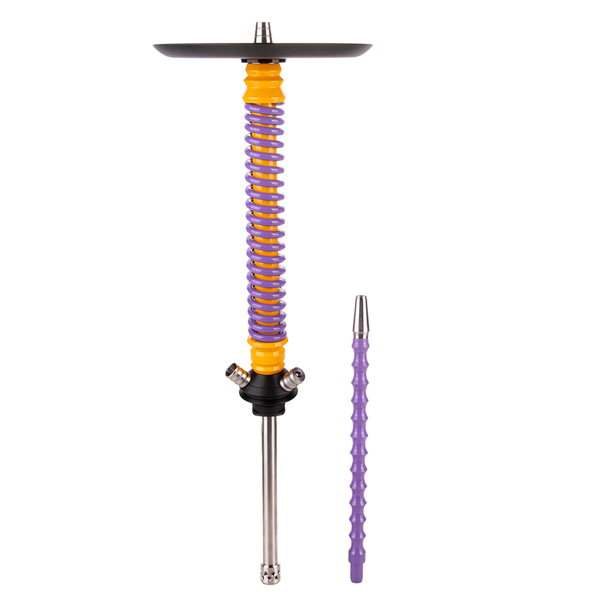 Кальян Mamay Customs Coilover Большой  Жёлтый Сирень