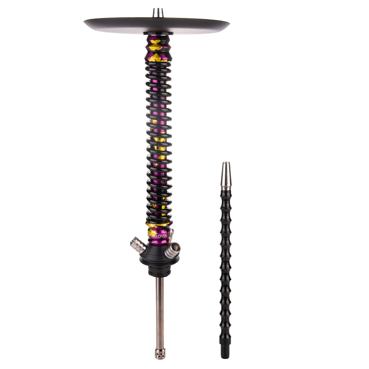 Кальян Mamay Customs Coilover Большой   Пурпурный/золотой Камуфляж Чёрный