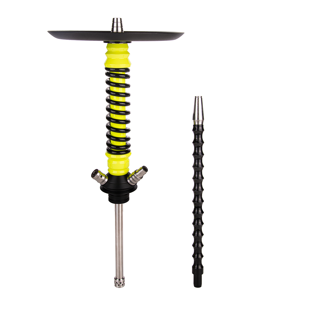 Кальян Mamay Customs Coilover Mini  Жёлтый Флюр Чёрный