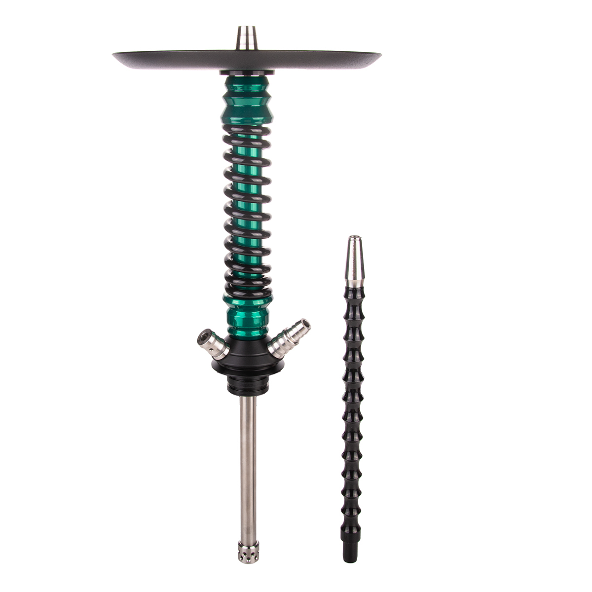 Кальян Mamay Customs Coilover Mini  Зелёный Лак Чёрный