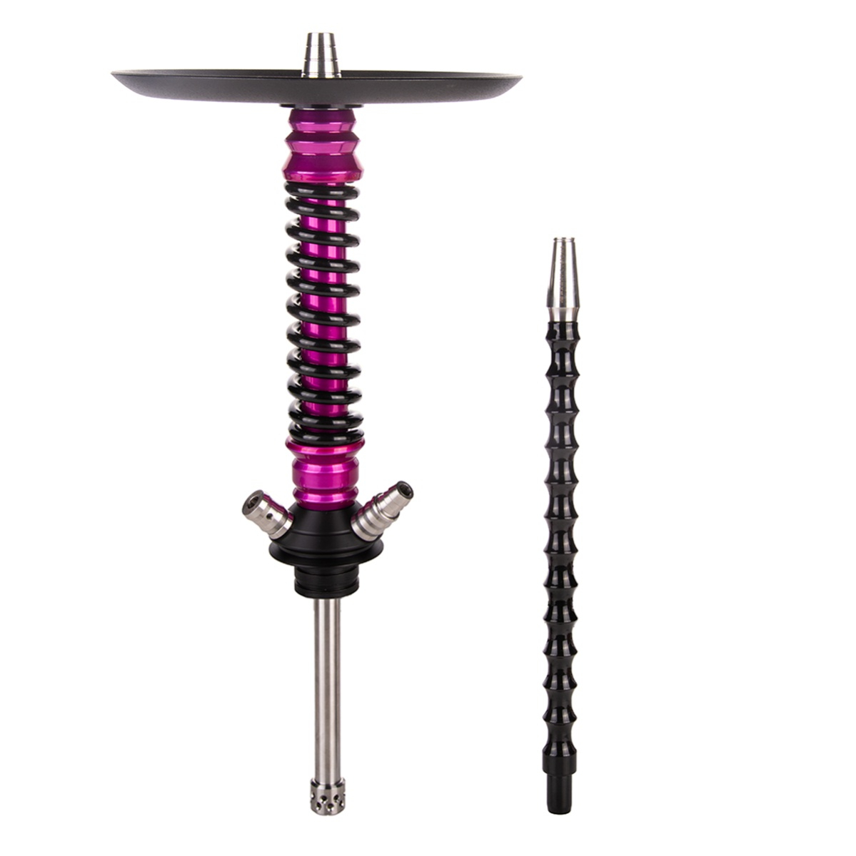 Кальян Mamay Customs Coilover Mini  Розовый Лак Чёрный