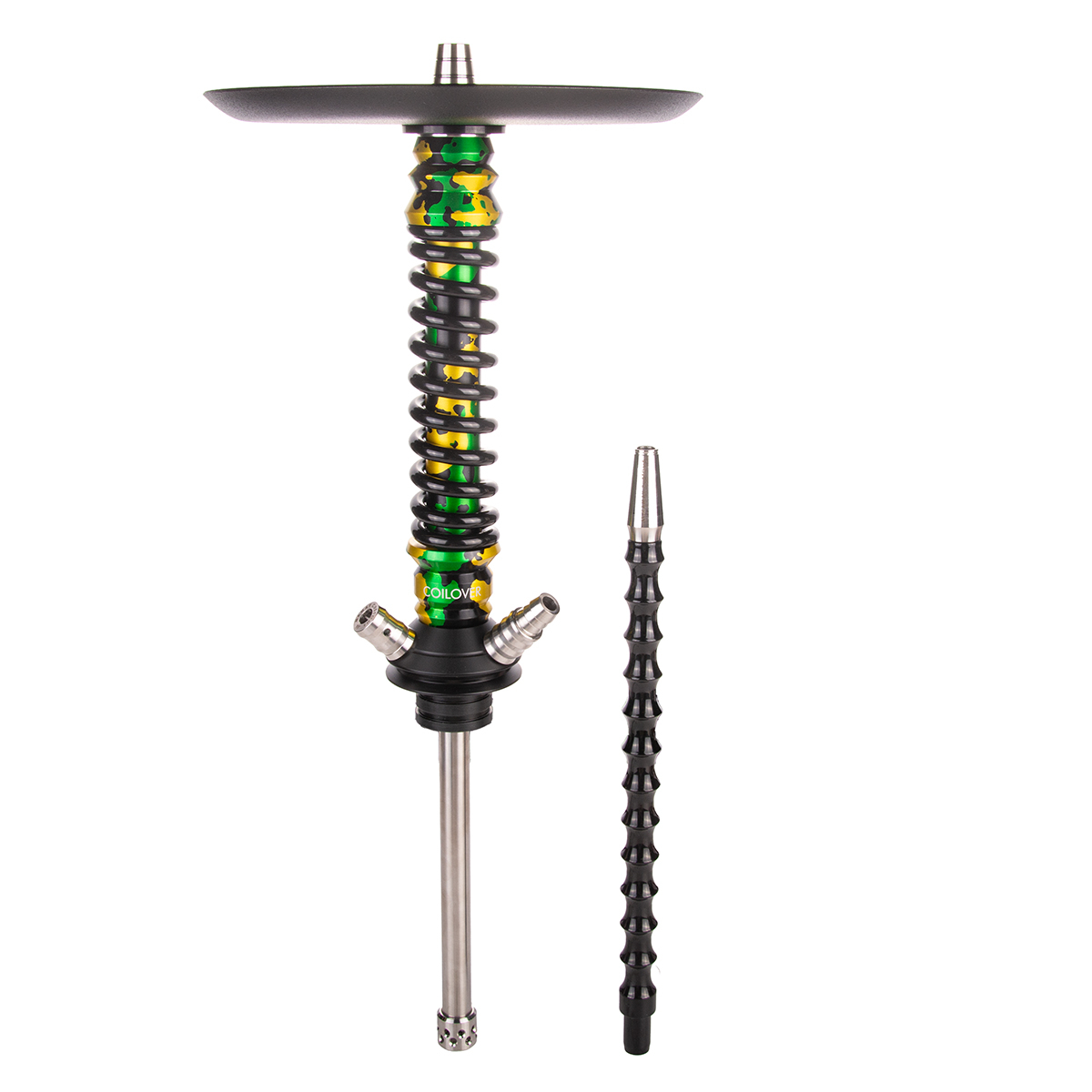 Кальян Mamay Customs Coilover Mini   Зелёный/золотой Камуфляж Черный