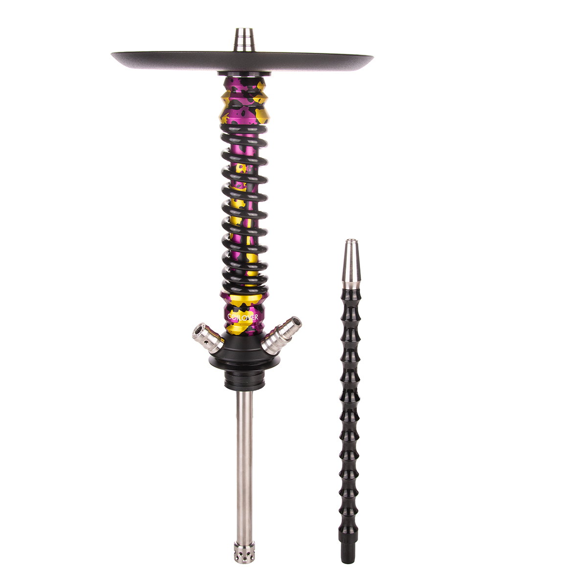 Кальян Mamay Customs Coilover Mini   Пурпурный/золотой Камуфляж Чёрный