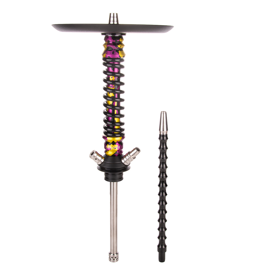Кальян Mamay Customs Coilover Mini   Пурпурный/золотой Камуфляж Чёрный