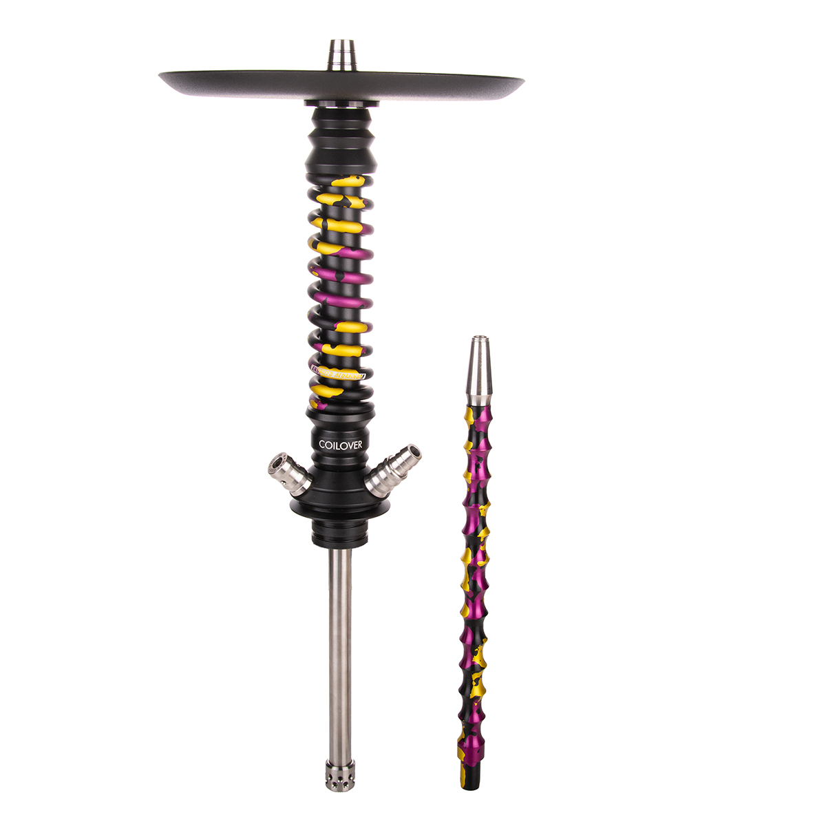 Кальян Mamay Customs Coilover Mini   Чёрный Пурпурный/золотой Камуфляж