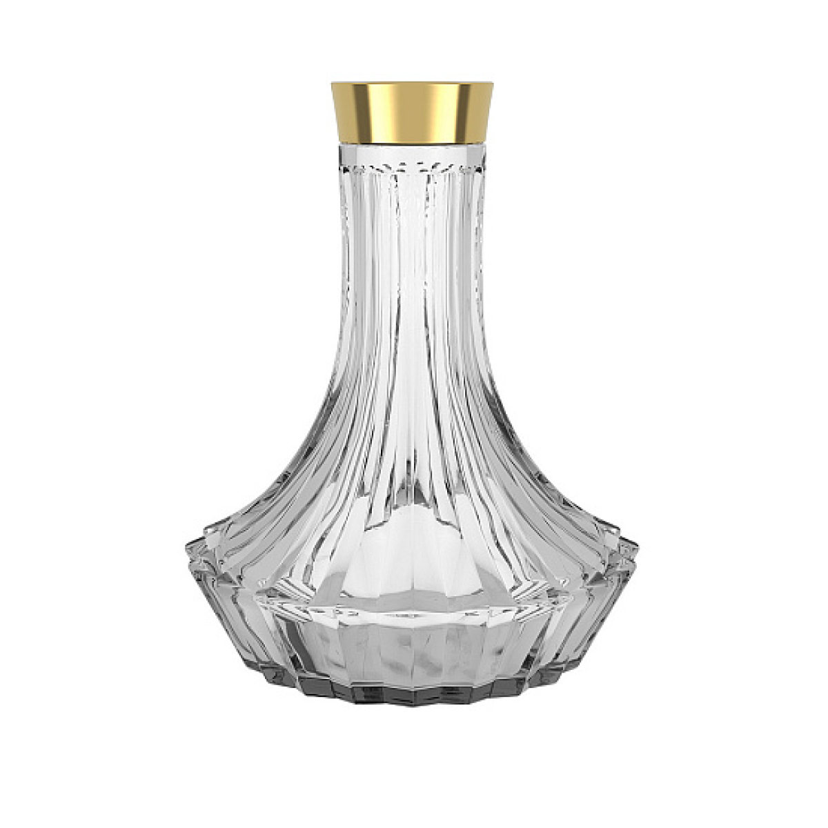 Колба Alpha Hookah Craft Twistlock На Резьбе Прозрачная  Gold