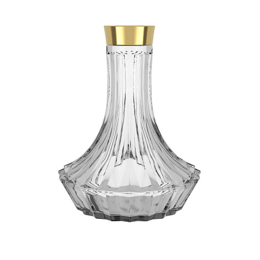 Колба Alpha Hookah Craft Twistlock На Резьбе Прозрачная  Gold