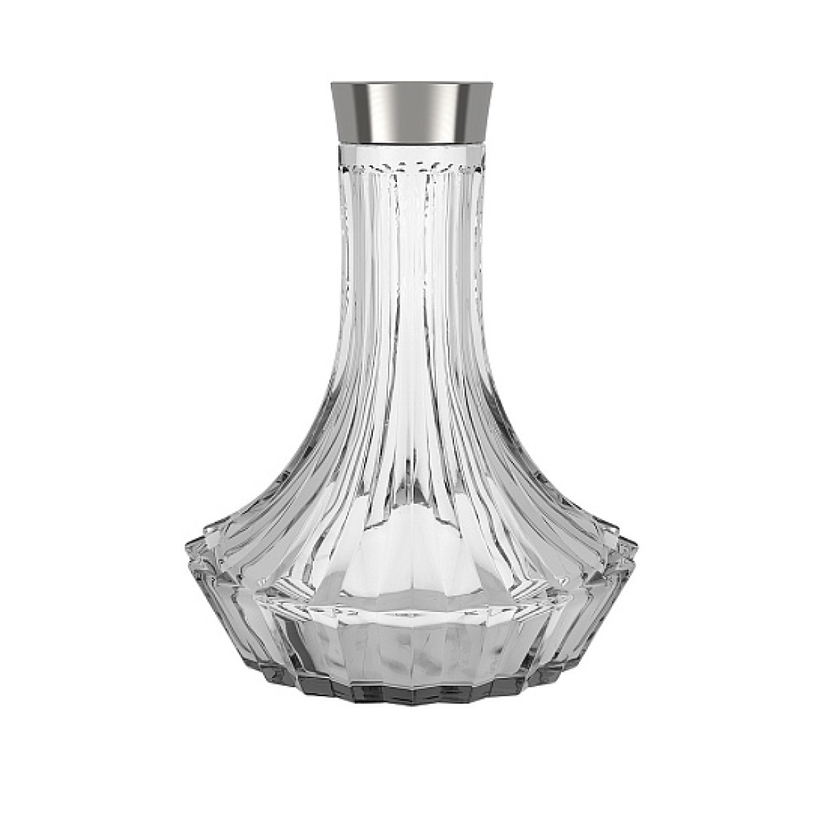 Колба Alpha Hookah Craft Twistlock На Резьбе Прозрачная  Silver