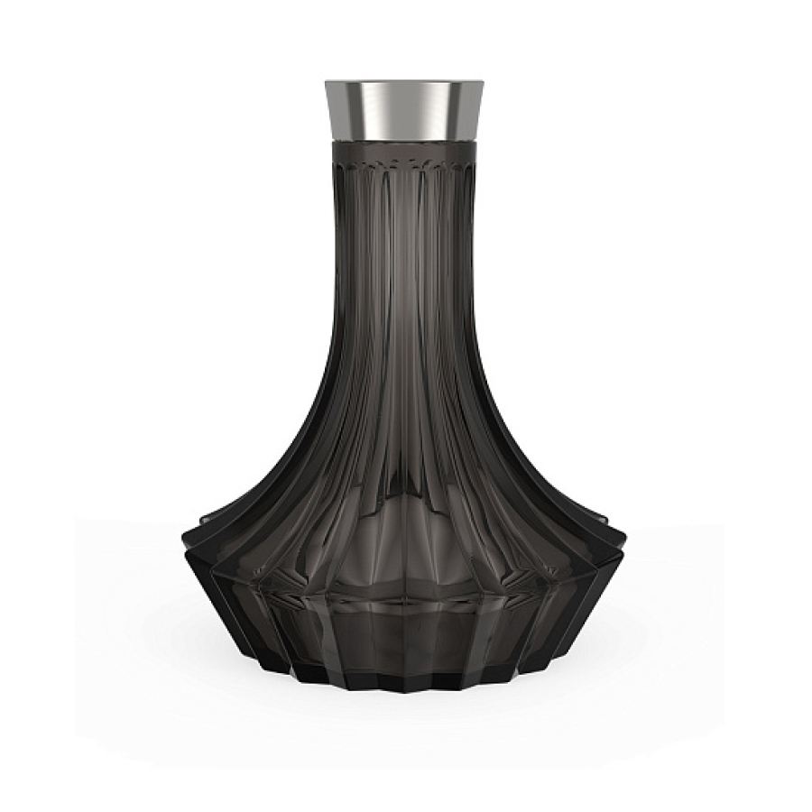 Колба Alpha Hookah Craft Twistlock На Резьбе Тонированная  Silver