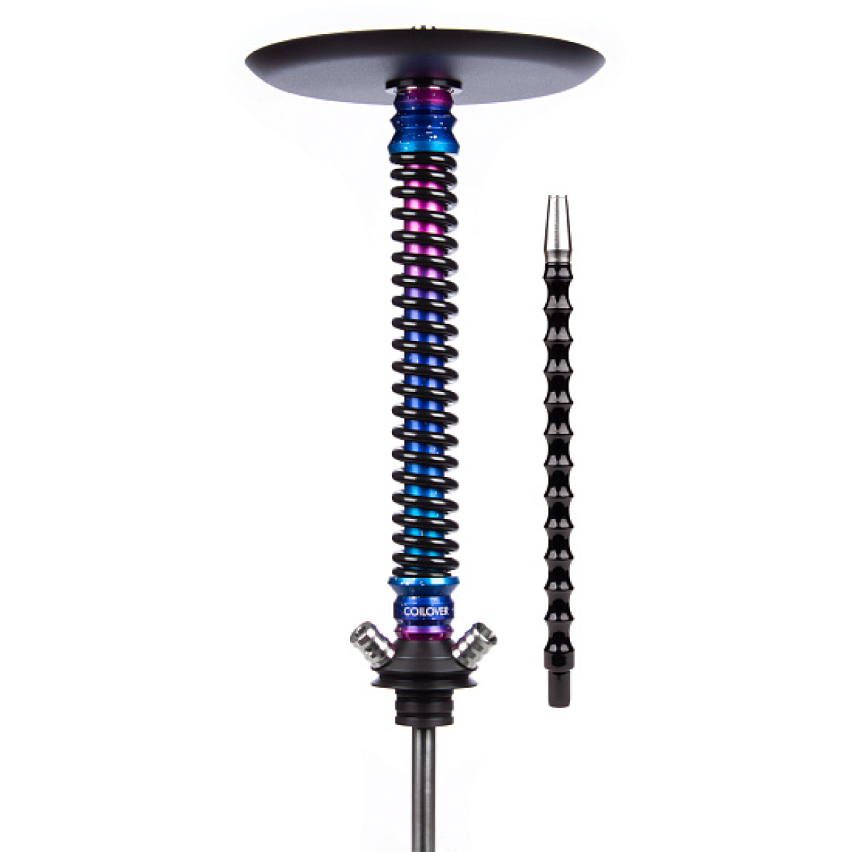Кальян Mamay Customs Coilover Big Anod Blue Space Черный Глянец