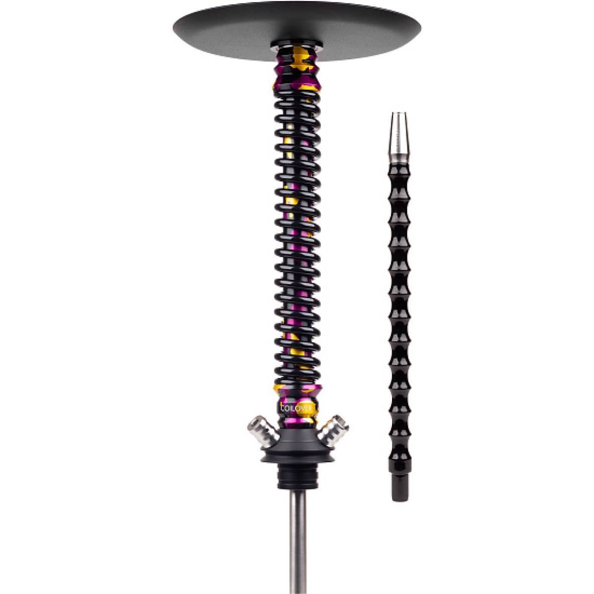 Кальян Mamay Customs Coilover Big Anod Special Purple Gold Camo Черный Глянец