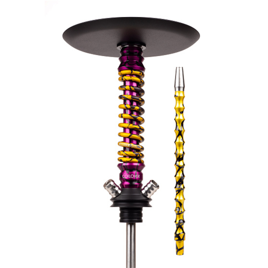 Кальян Mamay Customs Coilovers Mini Special Anod Purple Splash Gold Splash