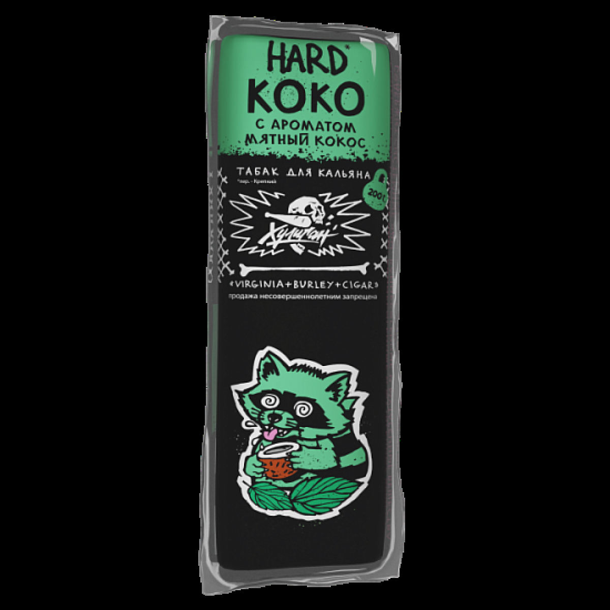 Табак Хулиган Hard Коко Мятный Кокос 200 грамм