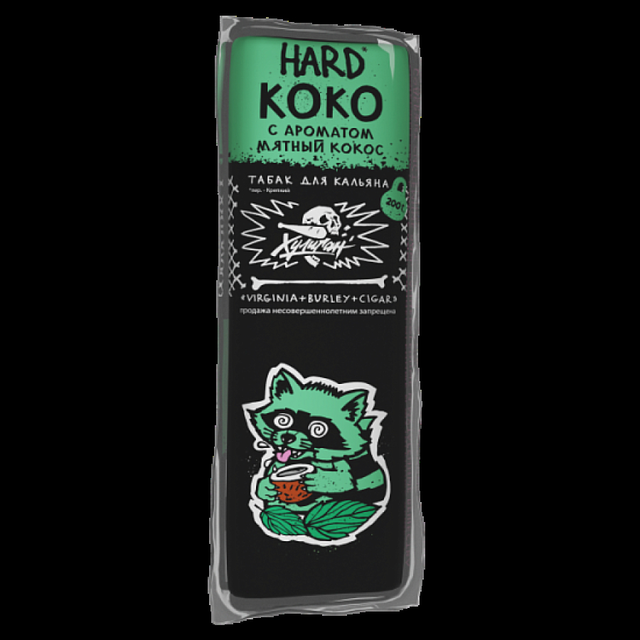 Табак Хулиган Hard Коко Мятный Кокос 200 грамм