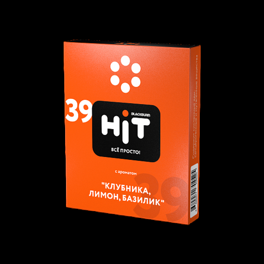 Табак Blackburn Hit Клубника Лимон Базилик 39 30 грамм