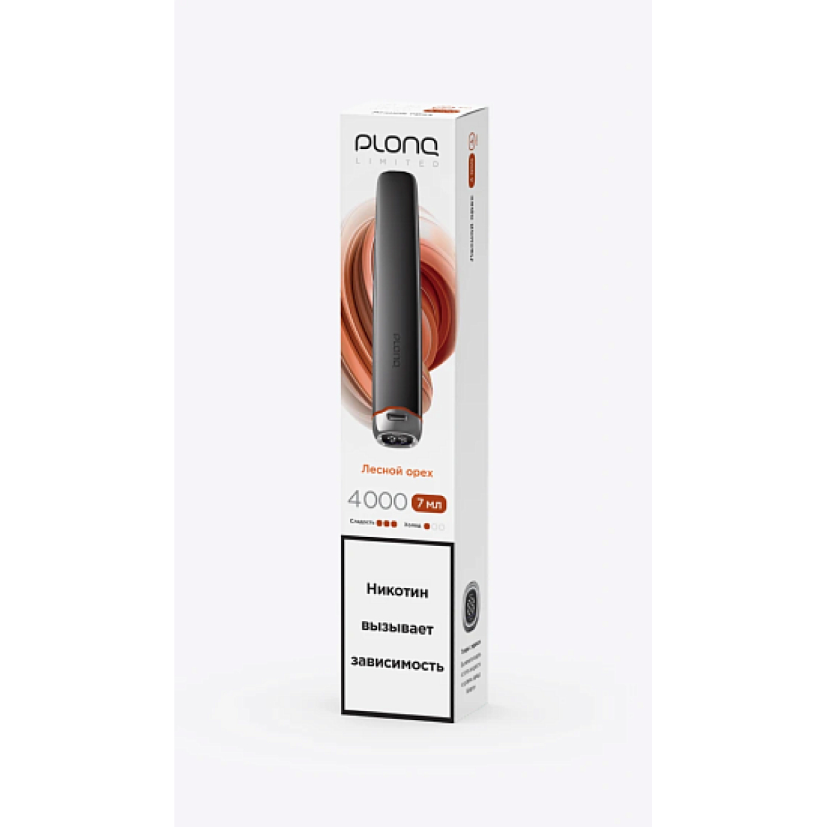 Электронка Plonq Plus Pro Black Лесной Орех 4000 затяжек