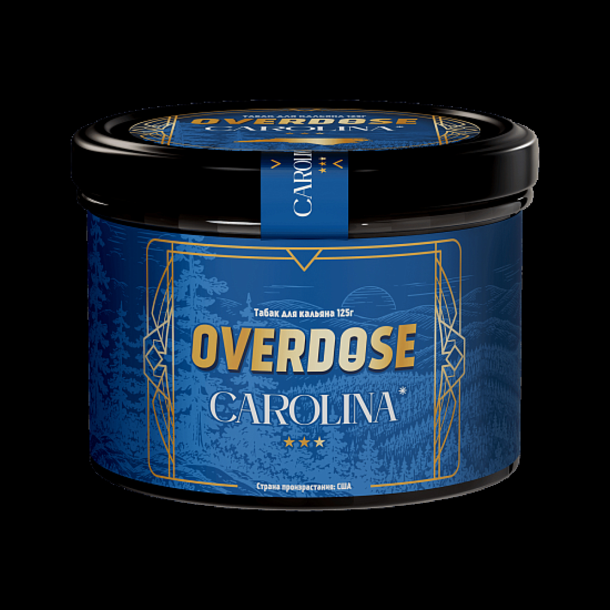 Табак Overdose No Aroma Америка Carolina 125 грамм