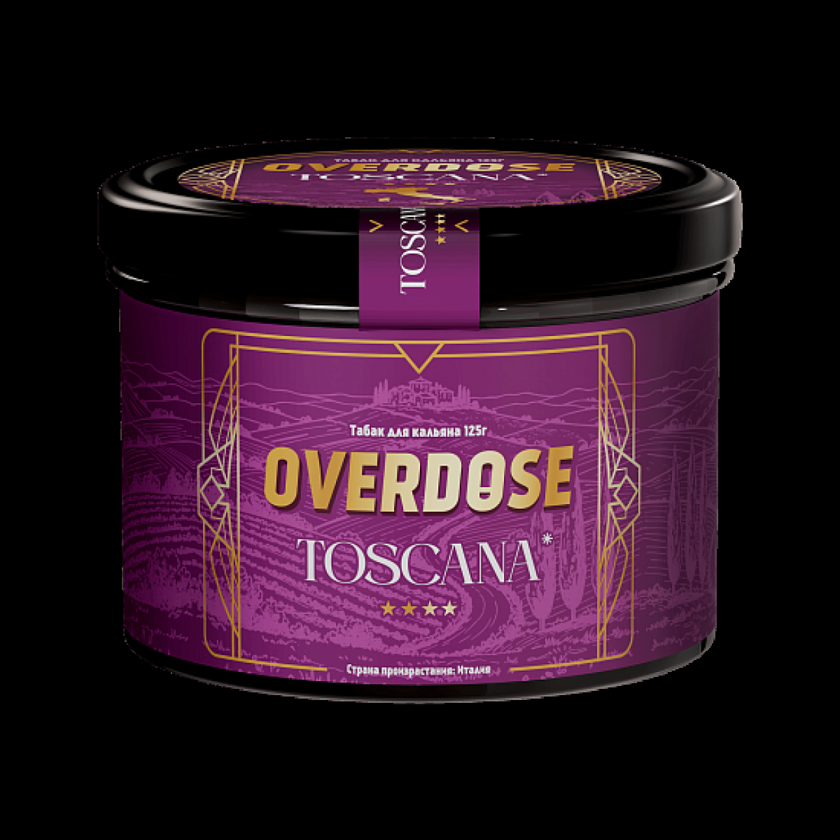 Табак Overdose No Aroma Италия Toscana 125 грамм