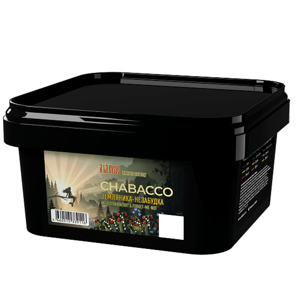 Бестабачная смесь Chabacco Le Strawberry & Forget Me Not Земляника Незабудка Medium 200 грамм