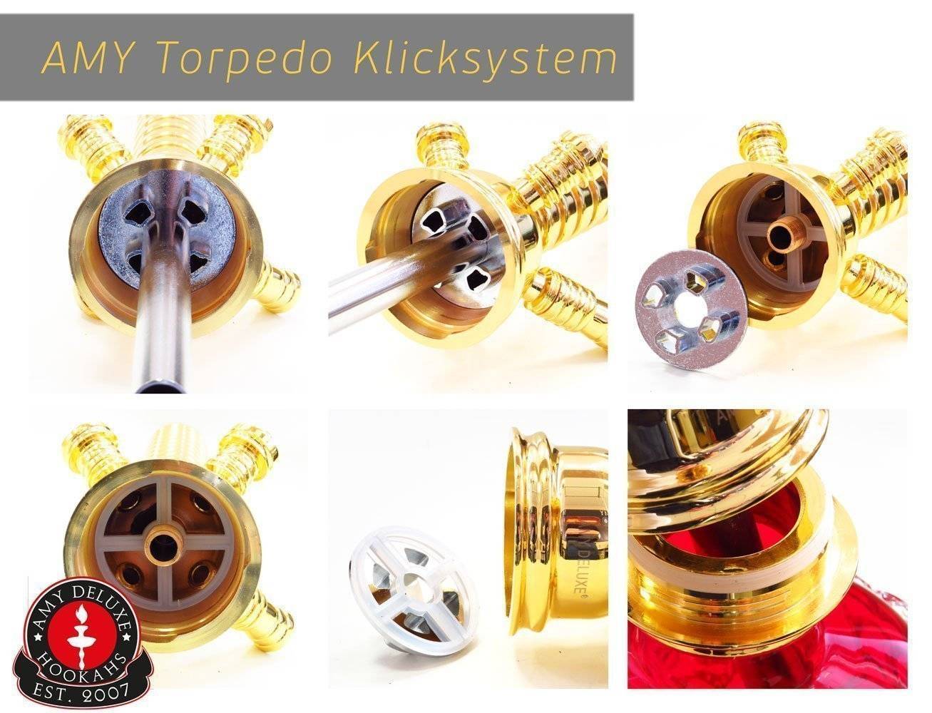 Система мультикамер и Klick system кальянов Amy Deluxe