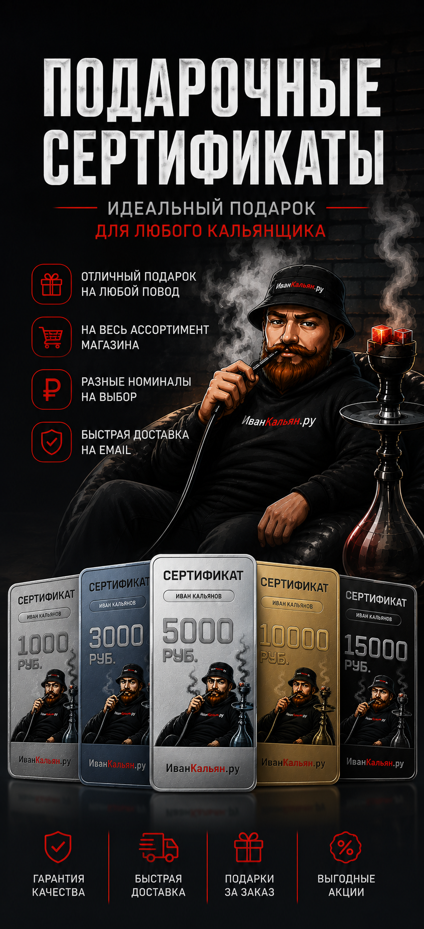 Подарочные сертификаты